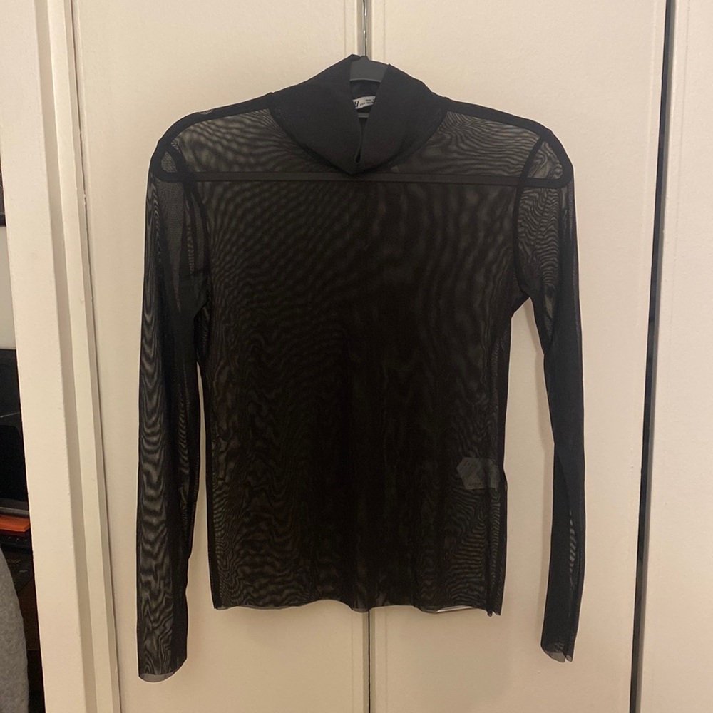 Sheer Zara turtleneck